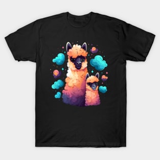 Alpaca Coloring Book T-Shirt